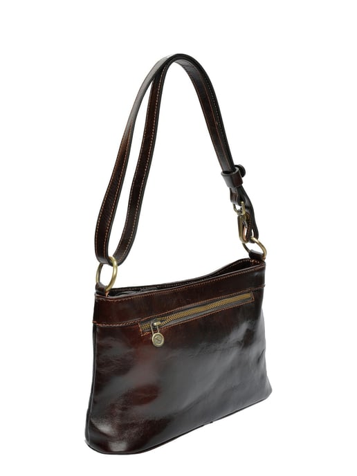 Luisa Vannini Kastanienbraun Rindsledertasche - Image 2
