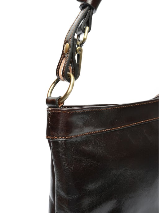 Luisa Vannini Kastanienbraun Rindsledertasche - Image 3