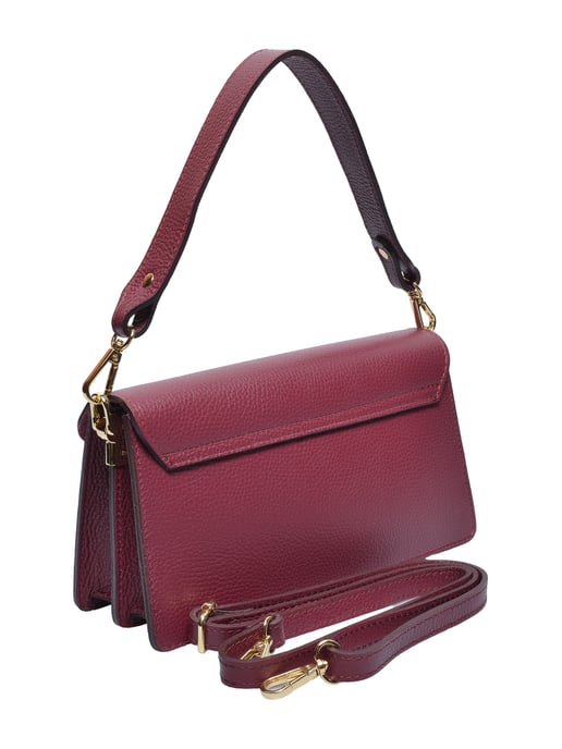 Anna Luchini Weinfarbe Rindsledertasche - Image 2