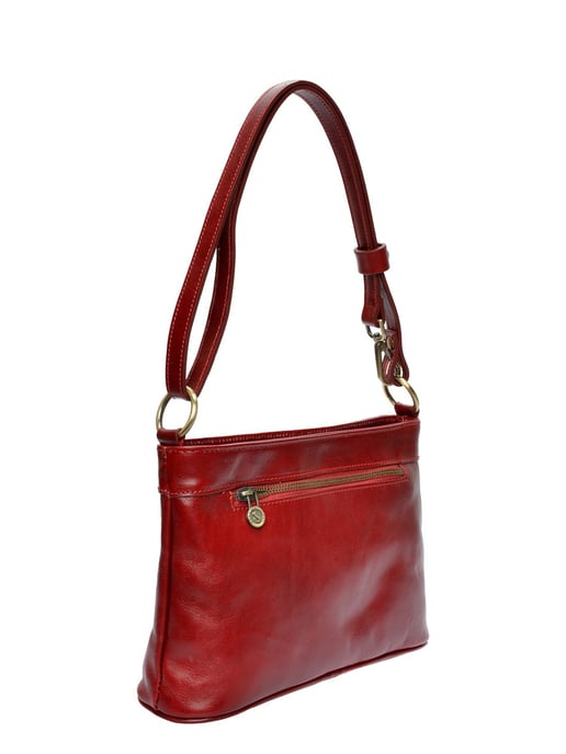 Luisa Vannini Rot Rindsledertasche - Image 2