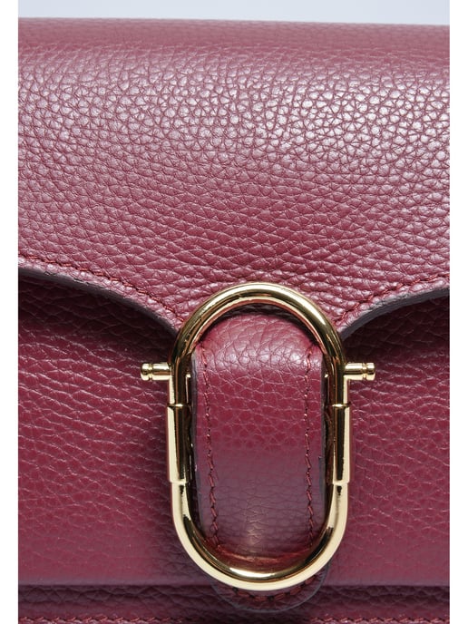 Anna Luchini Weinfarbe Rindsledertasche - Image 3