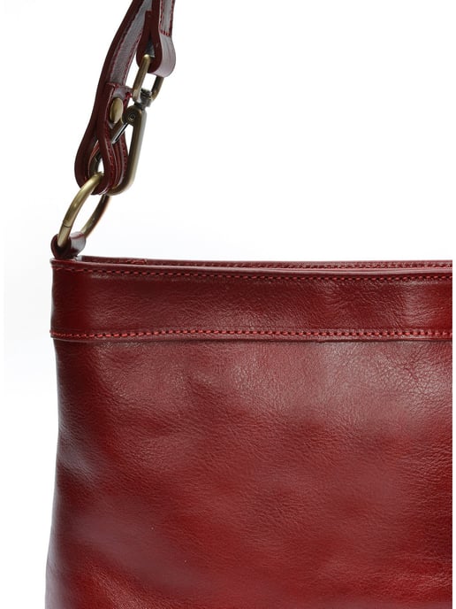 Luisa Vannini Rot Rindsledertasche - Image 3