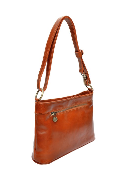 Luisa Vannini Braun Rindsledertasche - Image 2