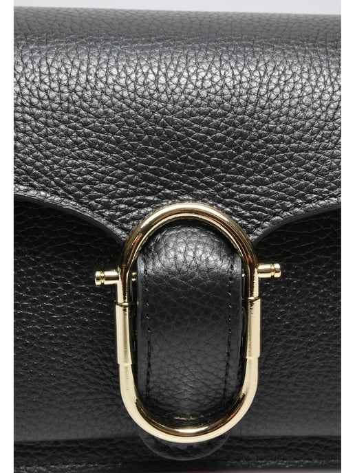 Anna Luchini Schwarz Rindsledertasche - Image 3