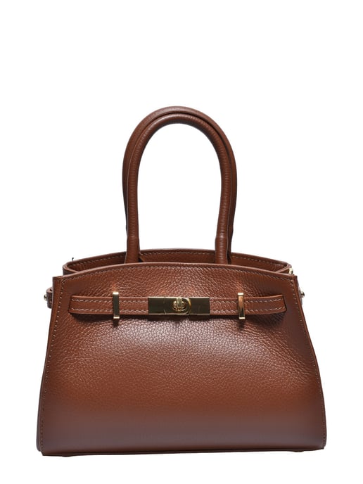 Anna Luchini Kastanienbraun Rindsledertasche - Image 1