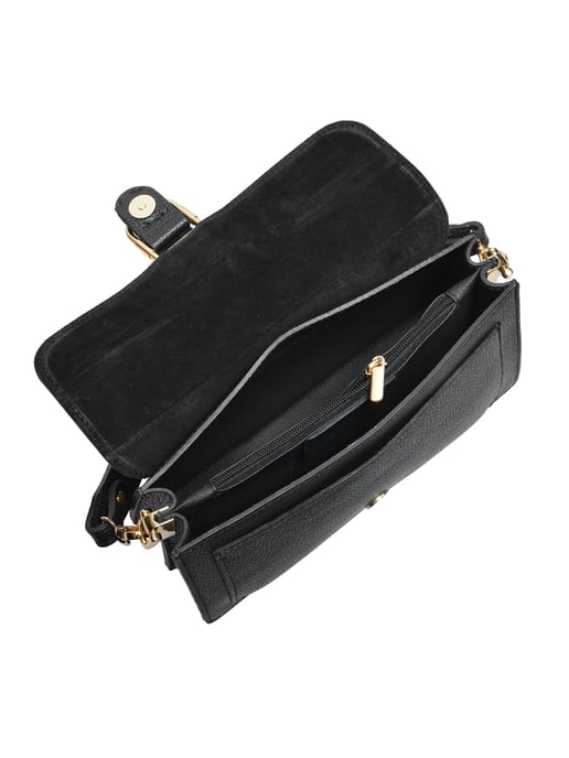 Anna Luchini Schwarz Rindsledertasche - Image 4