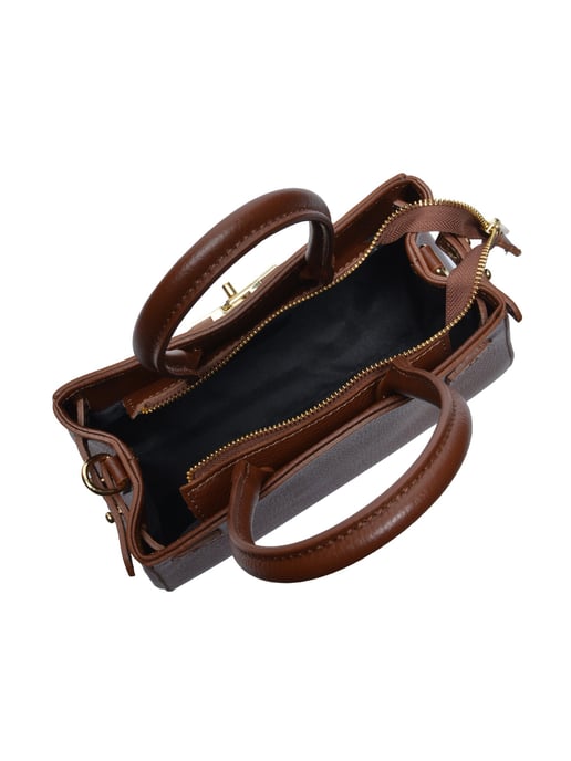 Anna Luchini Kastanienbraun Rindsledertasche - Image 4