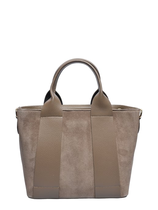 Luisa Vannini Beige Rindsledertasche - Image 1