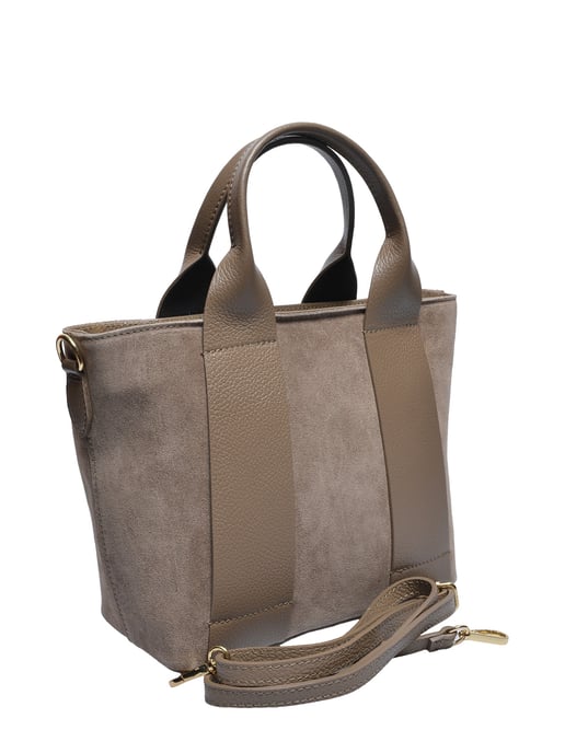Luisa Vannini Beige Rindsledertasche - Image 2