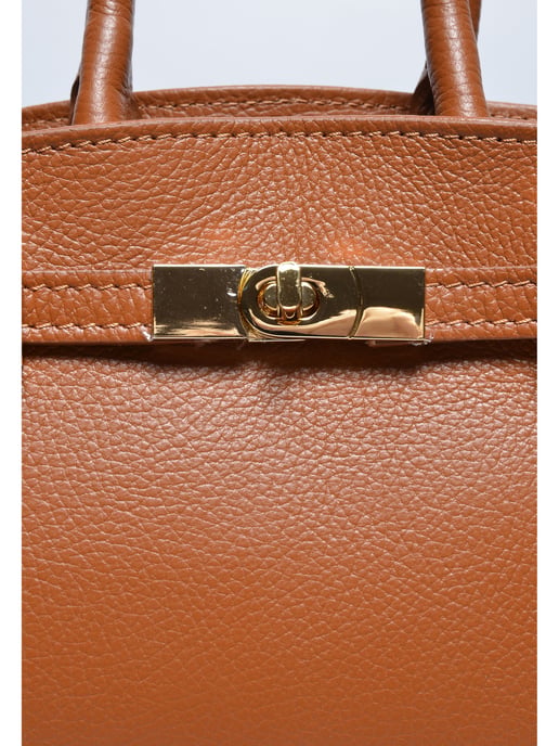 Anna Luchini Braun Rindsledertasche - Image 3