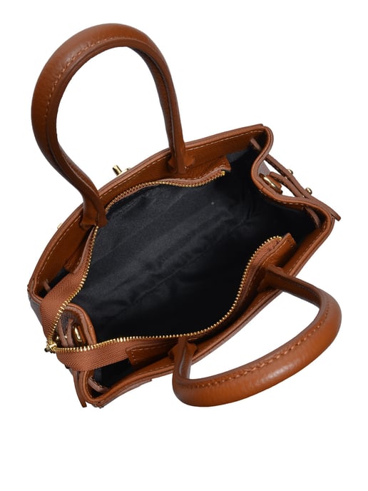 Anna Luchini Braun Rindsledertasche - Image 4