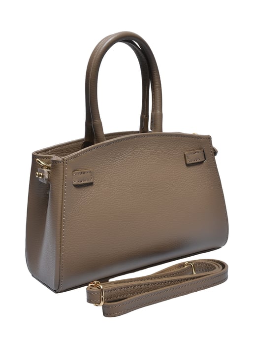 Anna Luchini Beige Rindsledertasche - Image 2