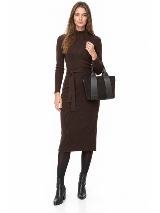 Luisa Vannini Kastanienbraun Rindsledertasche - Image 6