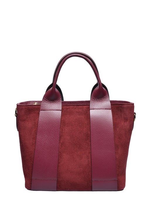 Luisa Vannini Weinfarbe Rindsledertasche - Image 1