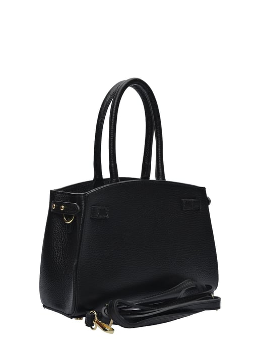 Anna Luchini Schwarz Rindsledertasche - Image 2