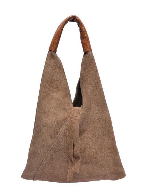 Anna Luchini Beige Rindsledertasche - Image 1