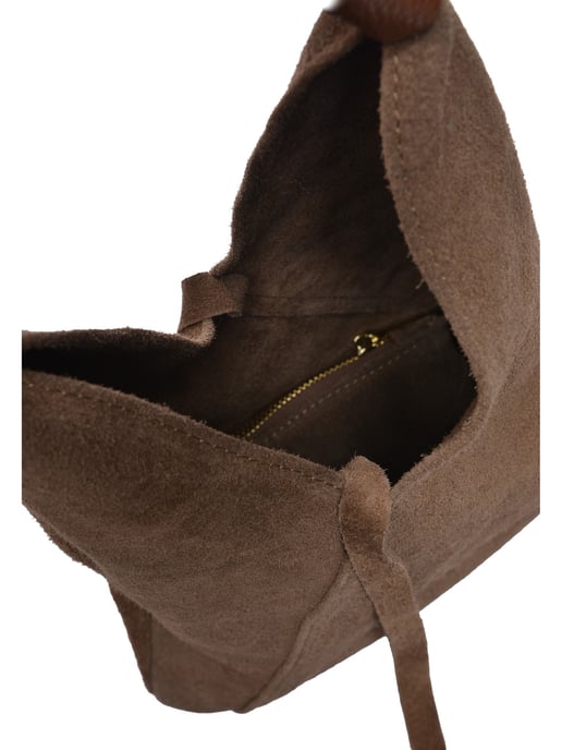 Anna Luchini Beige Rindsledertasche - Image 4