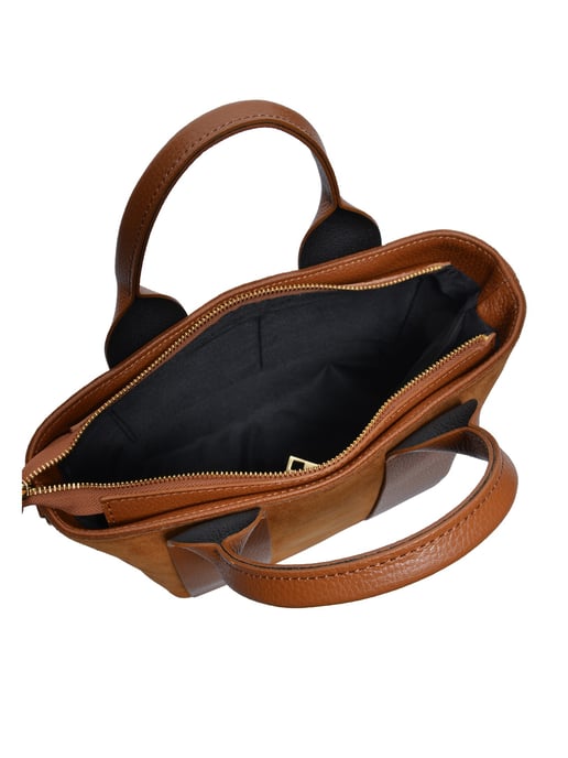 Luisa Vannini Braun Rindsledertasche - Image 4