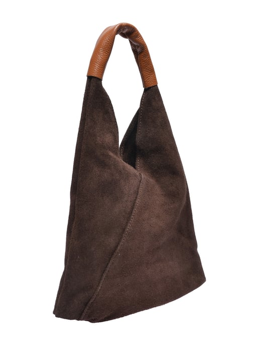 Anna Luchini Kastanienbraun Rindsledertasche - Image 2