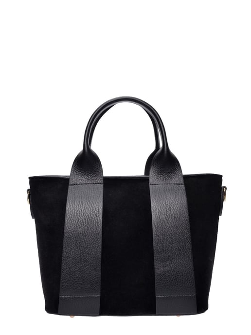Luisa Vannini Schwarz Rindsledertasche - Image 1