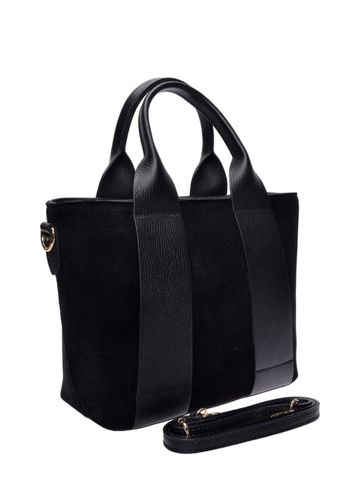 Luisa Vannini Schwarz Rindsledertasche - Image 2