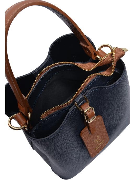 Isabella Rhea Zweifarbig Rindsledertasche - Image 4