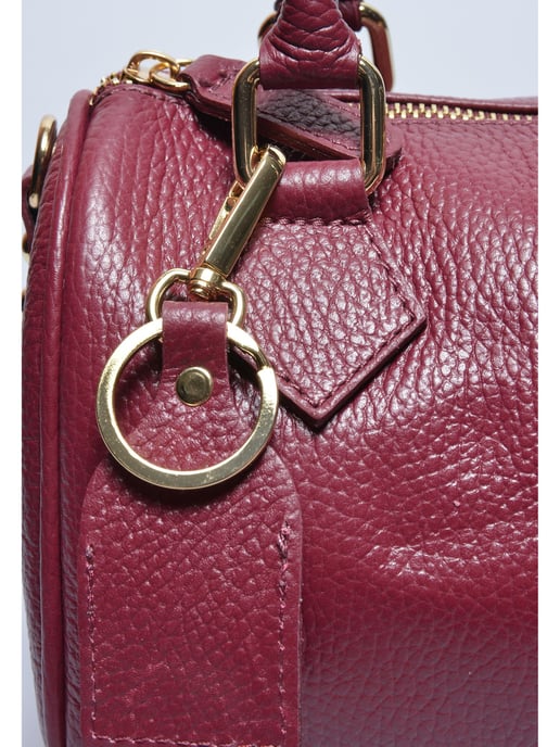 Luisa Vannini Weinfarbe Rindsledertasche - Image 3