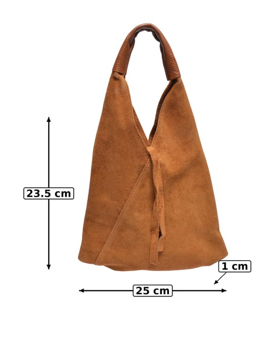 Anna Luchini Braun Rindsledertasche - Image 5