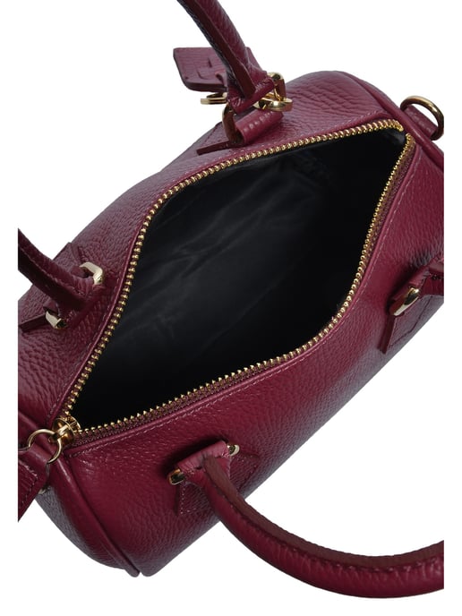 Luisa Vannini Weinfarbe Rindsledertasche - Image 4