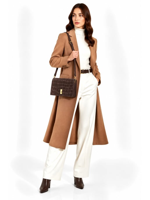 Roberta M Zweifarbig Rindsledertasche - Image 6
