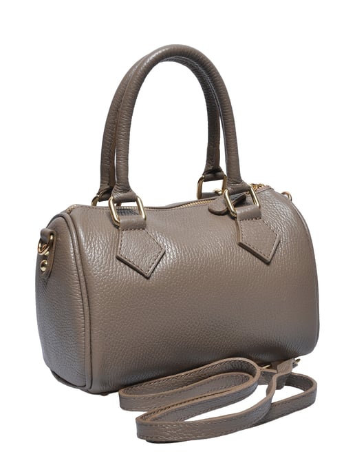Luisa Vannini Beige Rindsledertasche - Image 2