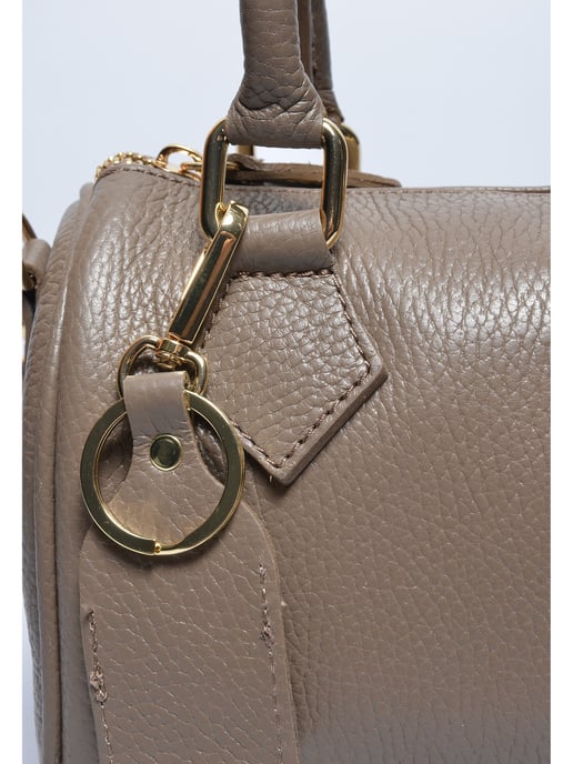 Luisa Vannini Beige Rindsledertasche - Image 3