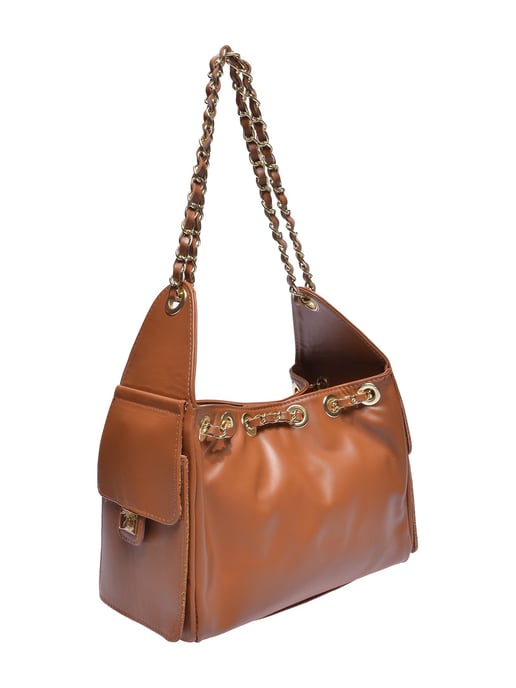 Anna Luchini Braun Rindsledertasche - Image 2