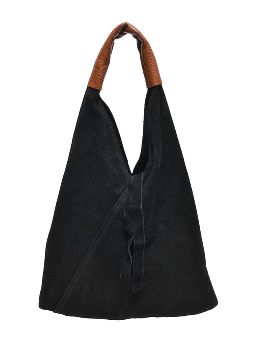Anna Luchini Schwarz Rindsledertasche - Image 1