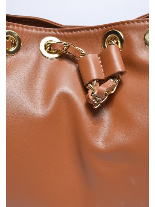 Anna Luchini Braun Rindsledertasche - Image 3