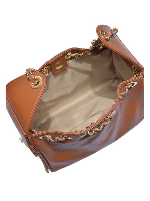 Anna Luchini Braun Rindsledertasche - Image 4