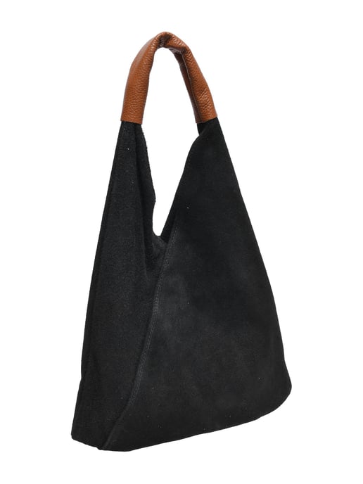 Anna Luchini Schwarz Rindsledertasche - Image 2