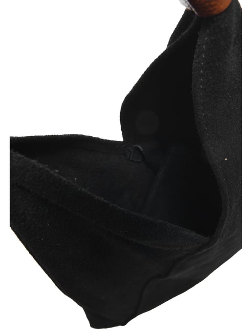 Anna Luchini Schwarz Rindsledertasche - Image 4