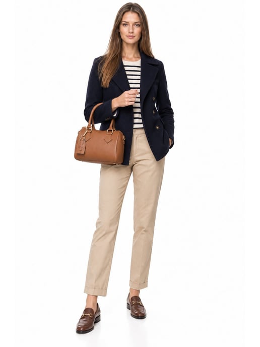 Luisa Vannini Braun Rindsledertasche - Image 6