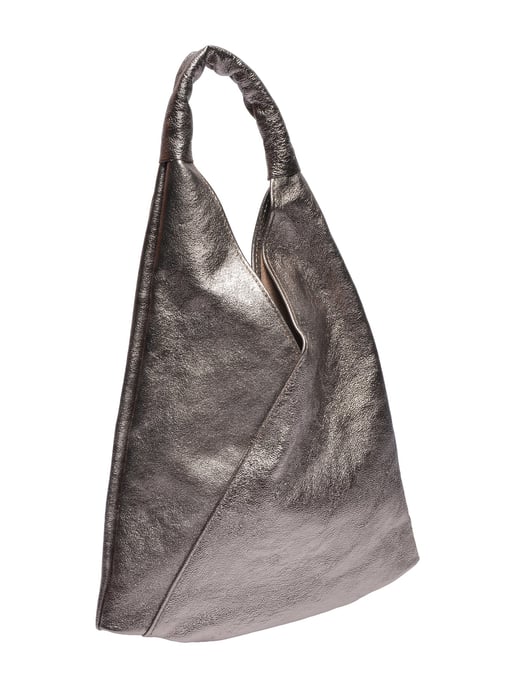 Anna Luchini Bronze Rindsledertasche - Image 2