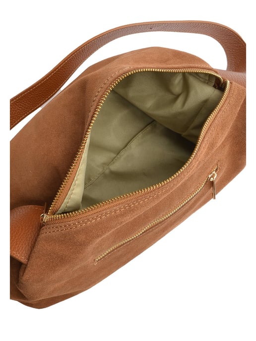 Anna Luchini Braun Rindsledertasche - Image 4