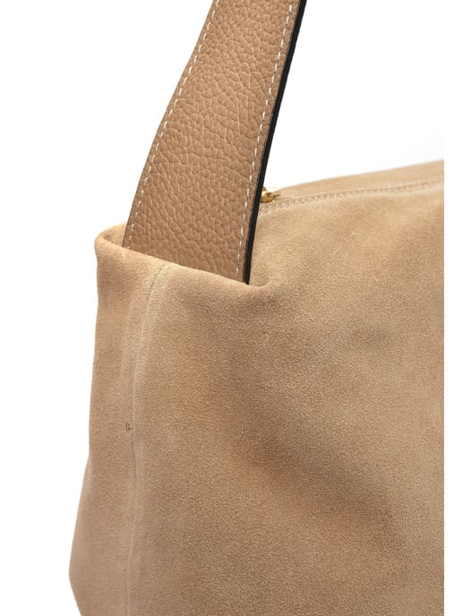 Anna Luchini Beige Rindsledertasche - Image 3