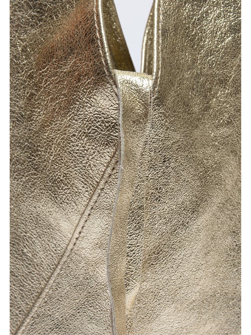 Anna Luchini Gold Rindsledertasche - Image 3