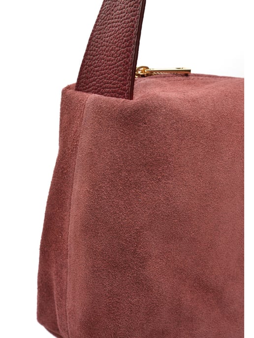 Anna Luchini Weinfarbe Rindsledertasche - Image 3