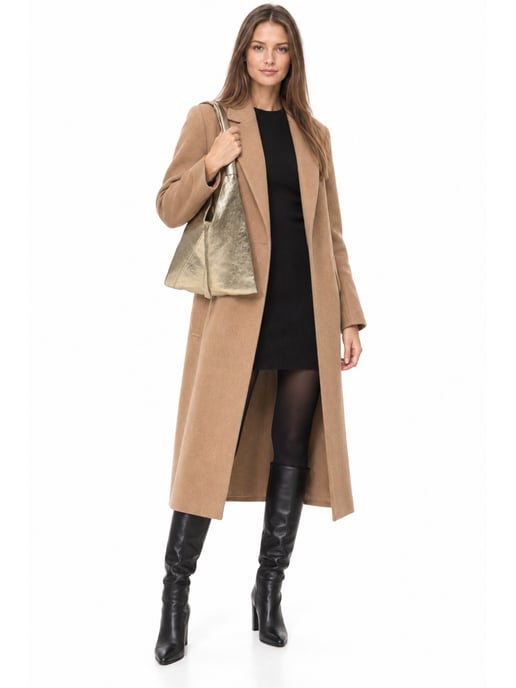 Anna Luchini Gold Rindsledertasche - Image 6