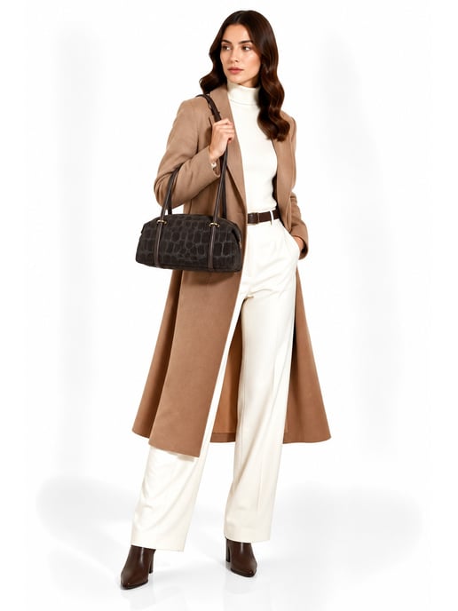 Roberta M Zweifarbig Rindsledertasche - Image 6