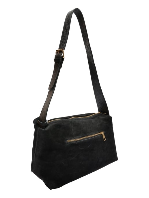 Anna Luchini Schwarz Rindsledertasche - Image 2