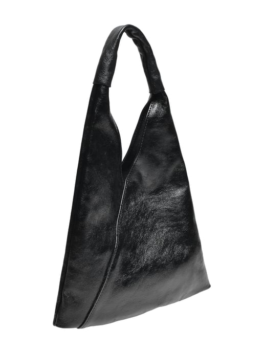 Anna Luchini Schwarz Rindsledertasche - Image 2