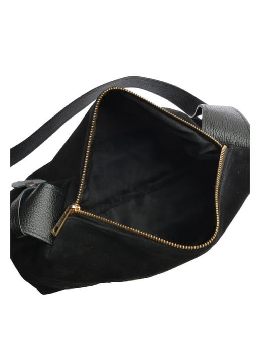 Anna Luchini Schwarz Rindsledertasche - Image 4