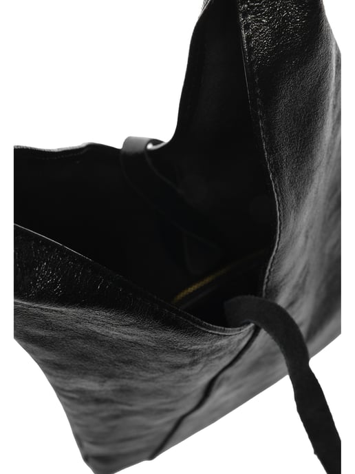 Anna Luchini Schwarz Rindsledertasche - Image 4